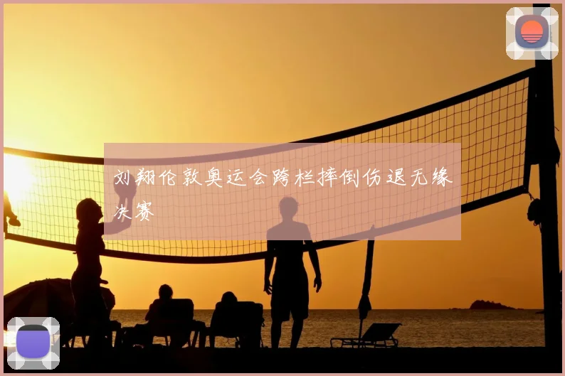刘翔伦敦奥运会跨栏摔倒伤退无缘决赛